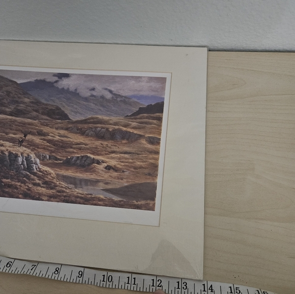 Julian Friers Wildlife Red Stag & Hinds  14"x12" Artwork Print - Picture 7 of 10